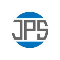 jps brev logotyp design på vit bakgrund. jps kreativ initialer cirkel logotyp begrepp. jps brev design. vektor