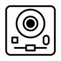 DJ-Dualtone-Symbol. Zeichensymbole für soziale Medien. vektorillustration lokalisiert für grafik- und webdesign. vektor