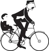 Fahrrad-Symbol. Fahrradrennen-Symbol. Flaches Symbol für Radrennen. Radfahrer Zeichen. Straßenradfahrer-Silhouette. Sport-Logo vektor