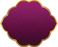 satz von luxuriösen goldenen arabischen islamischen banner titelrahmen png transparenter hintergrund gold textfeld vektor design bilder