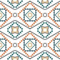 geometrisches ethnisches Muster mit diagonalem abstraktem Ornamentdesign des quadratischen Dreiecks für Kleidungsstofftextildruck, Handwerk, Stickerei, Teppich, Vorhang, Batik, Tapetenverpackung, Vektornahtlos vektor