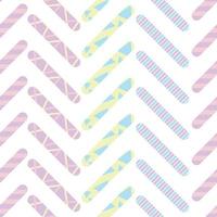 Pastellvektor-Chevron-Muster, geometrischer abstrakter Hintergrund vektor