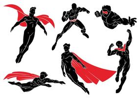 Superhelden Vektor Icons