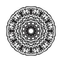 schöne Vektor handgezeichnete indische Ornament Mandala auf Hintergrundstil.