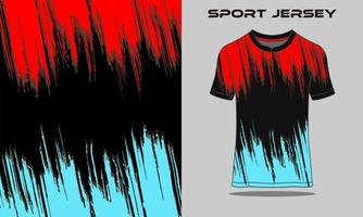 T-Shirt Sport-Grunge-Textur-Hintergrund für Fußball-Trikot Radfahren Fußball-Gaming-Vektor vektor