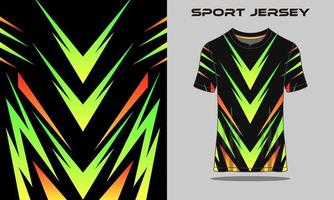 T-Shirt mit abstrakter Textur, Fußballdesign für Rennsport, Fußballspiele, Motocross-Spiele, Radfahren vektor