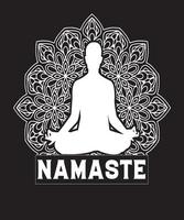 Namaste T-Shirt design.eps vektor