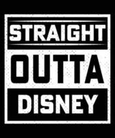 hetero måste disney tshirt design vektor