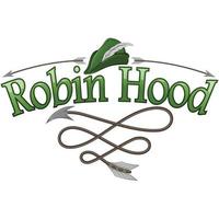 Vektordesign von Robin Hood Hut mit Datum vektor
