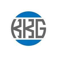 kkg brev logotyp design på vit bakgrund. kkg kreativ initialer cirkel logotyp begrepp. kkg brev design. vektor