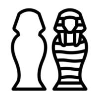 Sarkophag-Icon-Design vektor