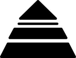 Pyramidenvektor-Icon-Design vektor