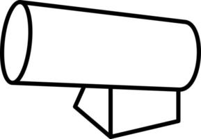 Symbol für tragbare Zwangsluftheizung vektor