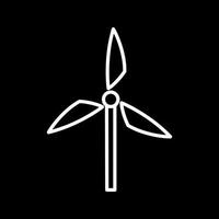 Symbol für Windmühlenvektor vektor