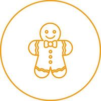 Lebkuchen-Vektor-Symbol vektor