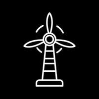 Symbol für Windmühlenvektor vektor