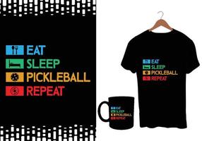 pickleball tshirt design vektor