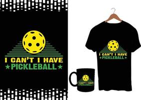 pickleball tshirt design vektor