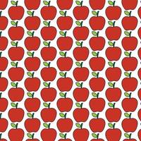 Apfel-Muster-Hintergrund vektor