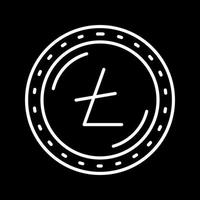 Litecoin-Währungsvektorsymbol vektor