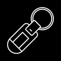 Schlüsselanhänger-Vektor-Symbol