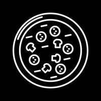 Pizza-Vektor-Symbol vektor