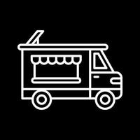 Bäckerei-LKW-Vektor-Symbol vektor