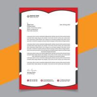 professionelle kreative Briefkopfvorlage modernes Design für Ihr Unternehmen, vektor
