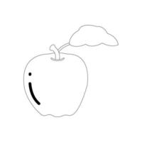 äpple ikon illustration vektor