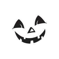 Halloween-Symbol-Logo-Vektor-Design-Vorlage vektor