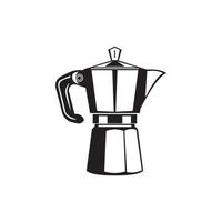 kaffe tillverkare ikon vektor illustration logotyp