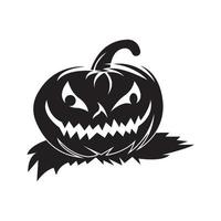 Halloween-Symbol-Logo-Vektor-Design-Vorlage vektor