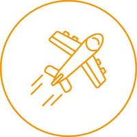 Flugzeug-Vektor-Symbol vektor