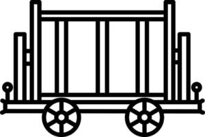Trolley-Symbol vektor