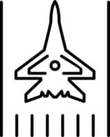 Airbase Liniensymbol vektor