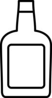 Whiskey-Linie-Symbol vektor