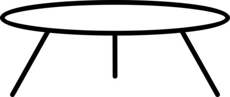 liten tabell linje ikon vektor