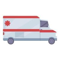 säkerhet ambulans ikon tecknad serie vektor. nödsituation fordon vektor