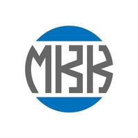 mkk brev logotyp design på vit bakgrund. mkk kreativ initialer cirkel logotyp begrepp. mkk brev design. vektor