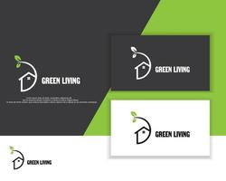 grön levande logotyp mall design vektor