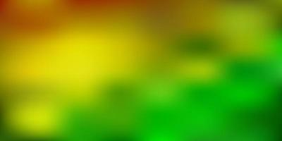 abstrakte Unschärfezeichnung des hellgrünen, gelben Vektors. vektor