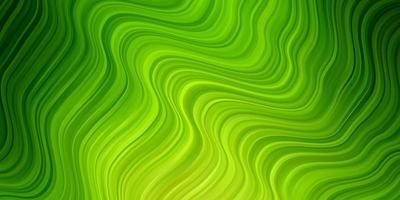 ljusgrön, gul vektorbakgrund med cirkelbåge. vektor