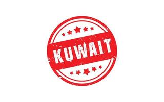 kuwait stämpel sudd med grunge stil på vit bakgrund vektor