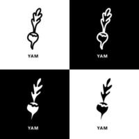 juvel jams ikon logotyp. jams organisk mat symbol illustration vektor