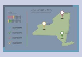 Gratis New York Map Illustration vektor