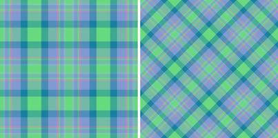 Textur Stoff Hintergrund. Karomuster nahtlos. Tartan-Vektormuster Textil. vektor