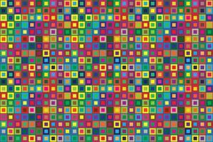 Farben Quadrate nahtlose abstrakte Muster horizontalen Hintergrund vektor