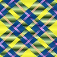 pläd textur kolla upp. tartan textil- sömlös. vektor tyg mönster bakgrund.