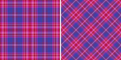 Textur Hintergrund nahtlos. Karo-Textil-Tartan. Stoffvektormuster kariert. vektor