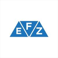 fez triangel form logotyp design på vit bakgrund. fez kreativ initialer brev logotyp begrepp. vektor